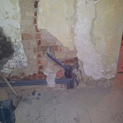 odpad a podlahové kurenie